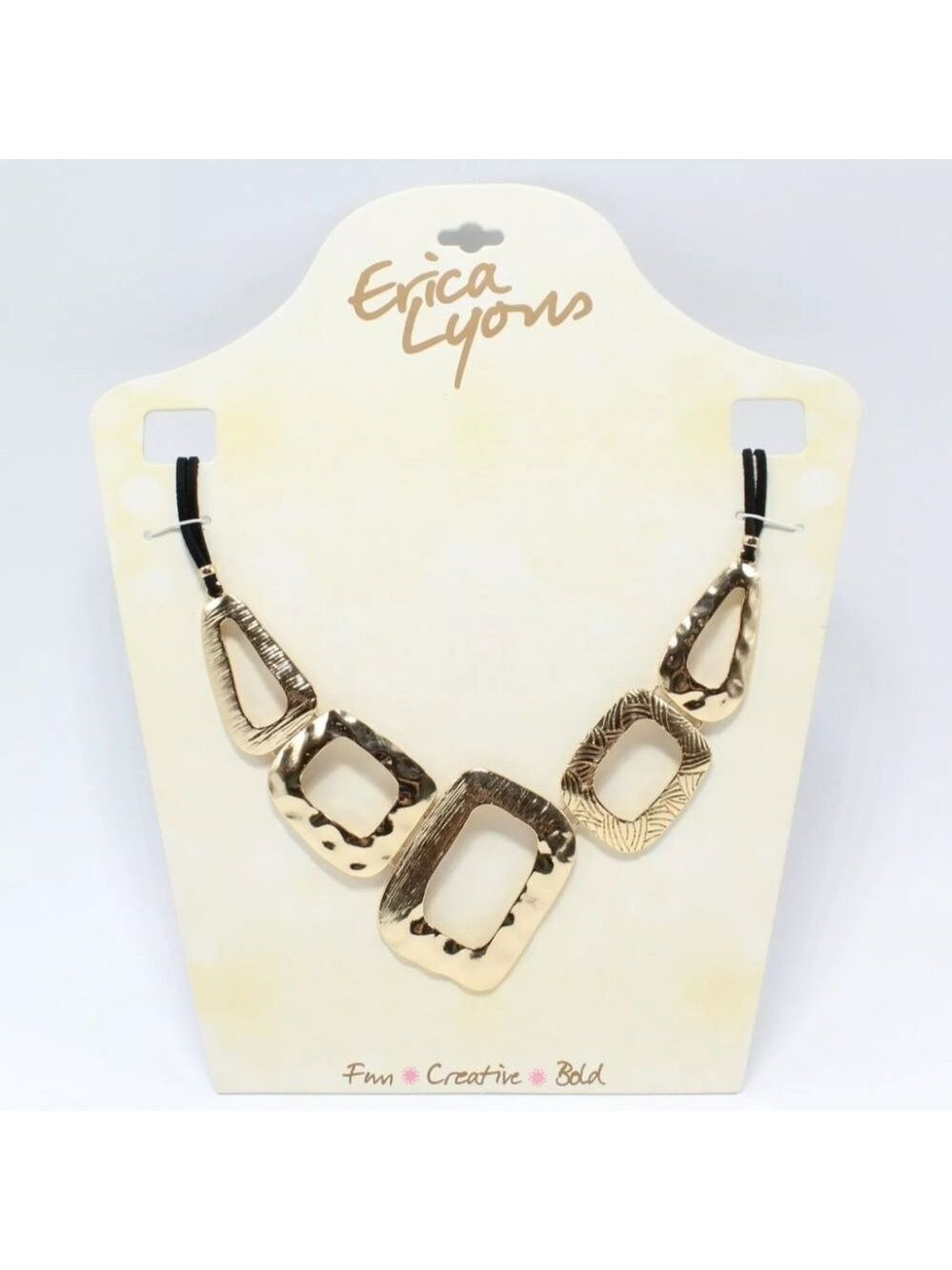 Erica Lyons Gold Statement Necklace